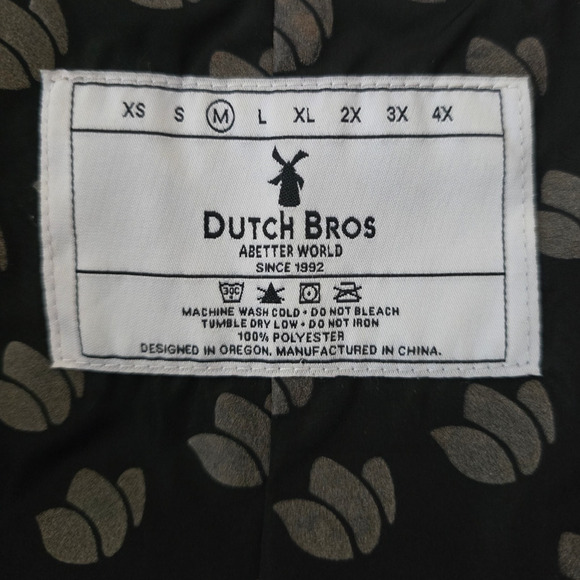 Dutch Brothers Beautiful Turquoise Hooded Fully Lined Jacket Women's M - Picture 5 of 5